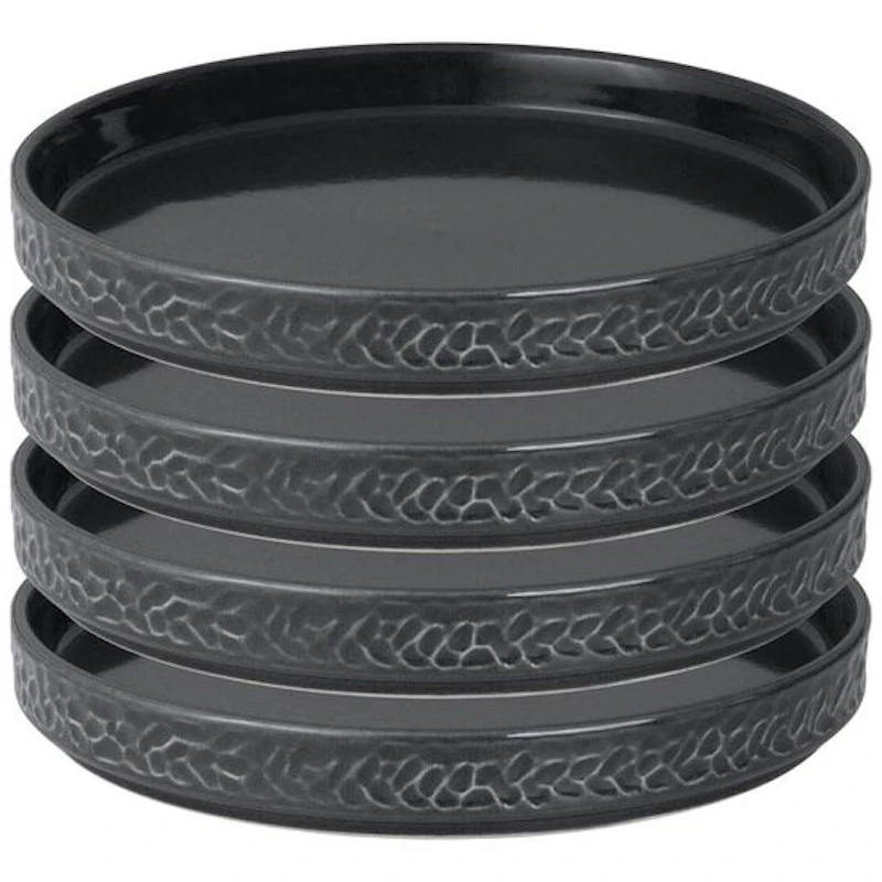 Servisen C Plate 17,2 cm 4-pack, Anthracite