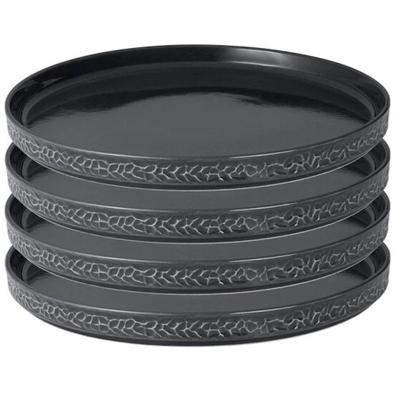 Servisen C Plate 25 cm 4-pack, Anthracite