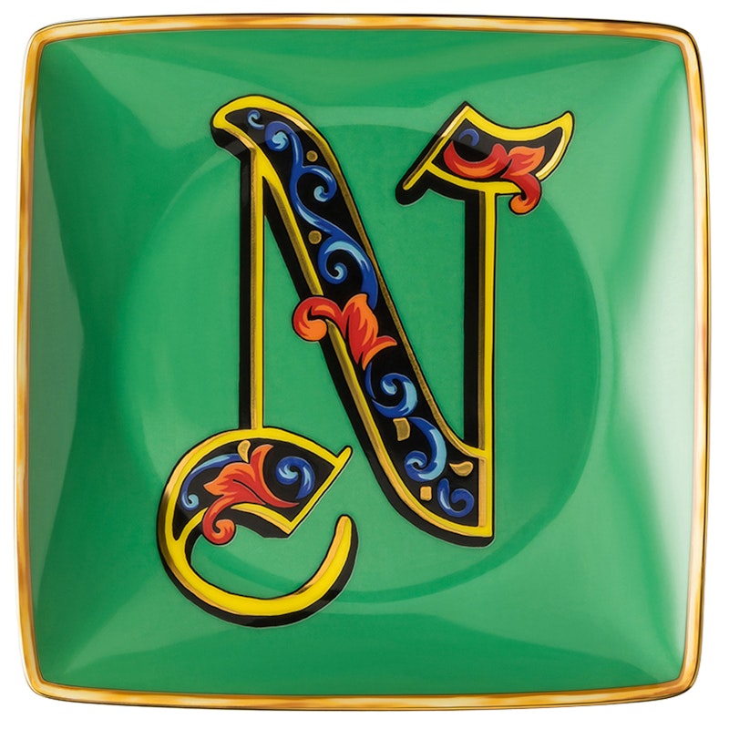 Holiday Alphabet Bowl, N