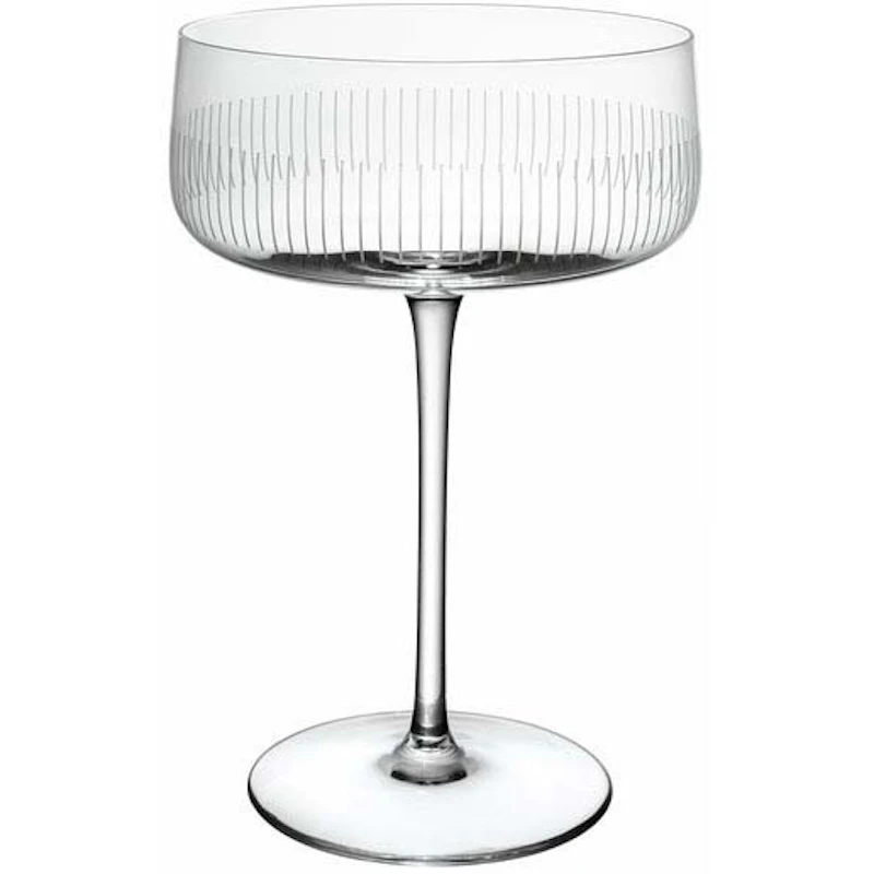 Afina Champagne Coupe 4-pack, Clear
