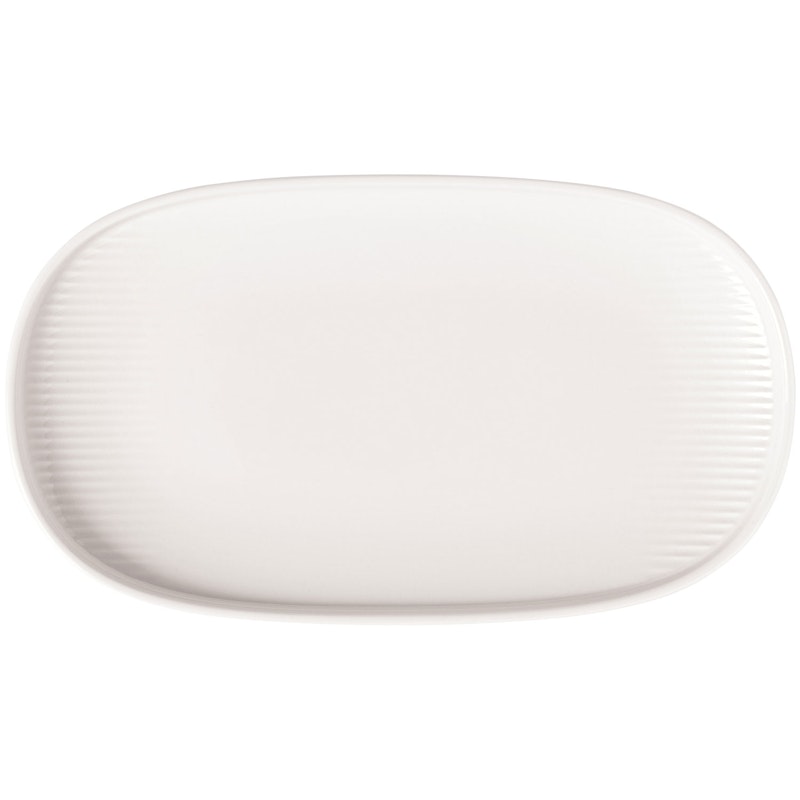 Afina Plate White, 13x23 cm