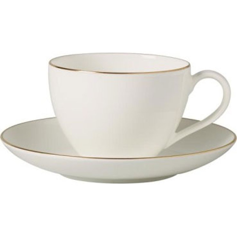 Anmut Gold Coffee Cup With Saucer