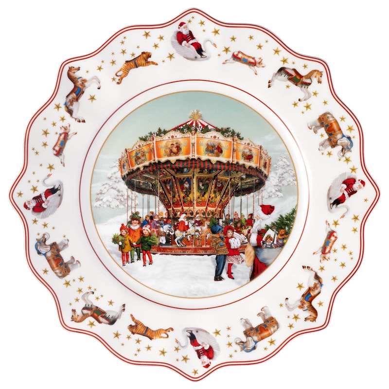 Annual Christmas Edition Salad Plate 2024 colored