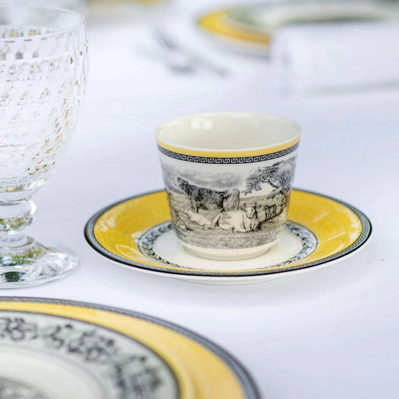 Audun Coffee Cup With Saucer from Villeroy & Boch | RoyalDesign.co.uk