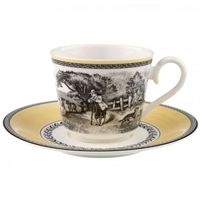 Audun Ferme Breakfast Cup With Saucer