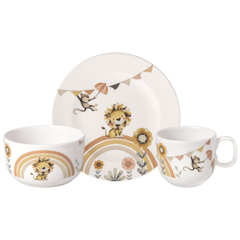 Boho Kids Children's crockery set 3 Pieces, Beige