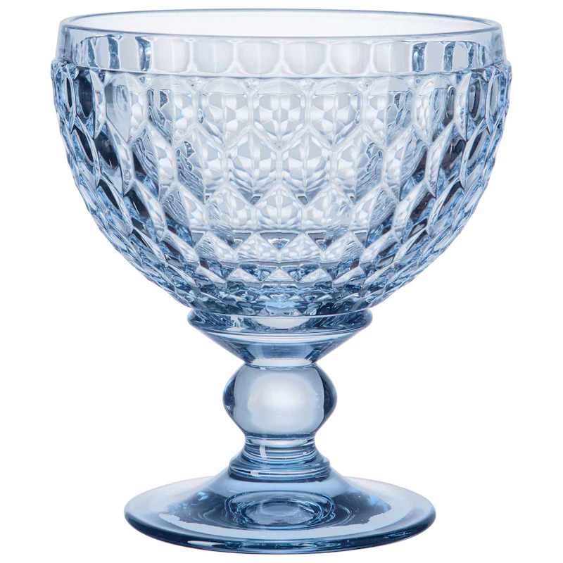 Boston Footed dessert bowl 25 cl, Blue