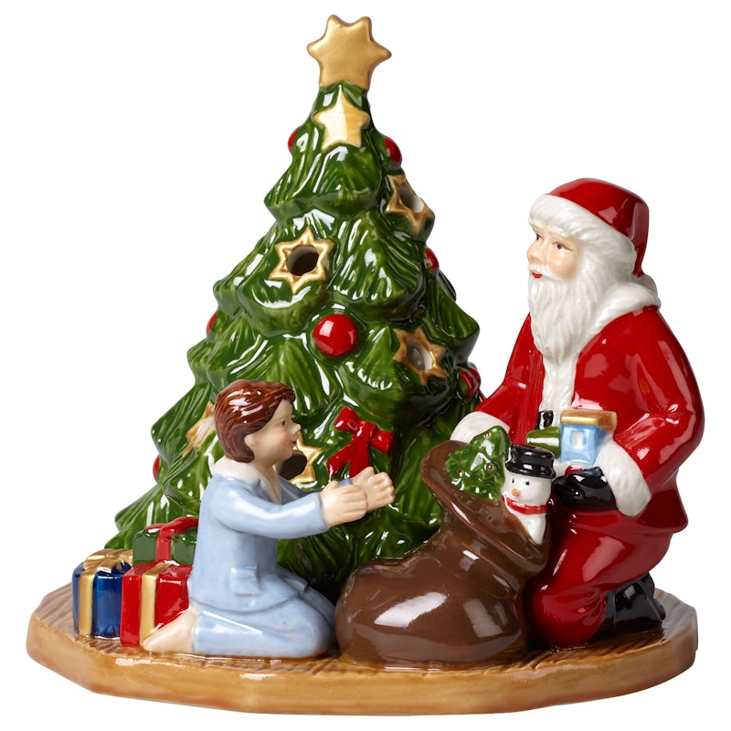 Christmas Toy's Lantern Distributing Presents, 15x14x14 cm