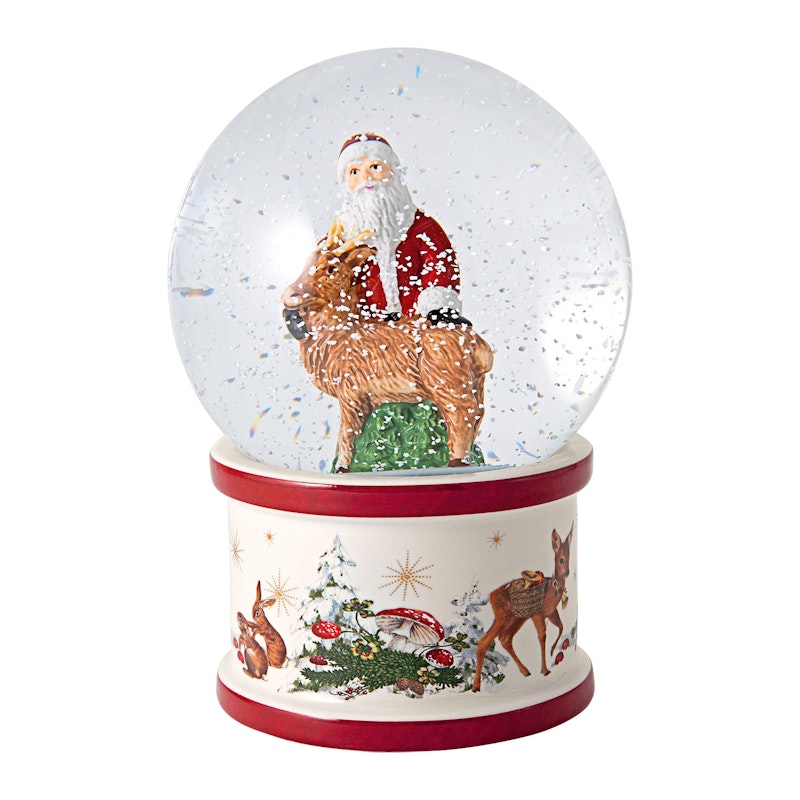 Christmas Toys Snow Globe Santa And Stag