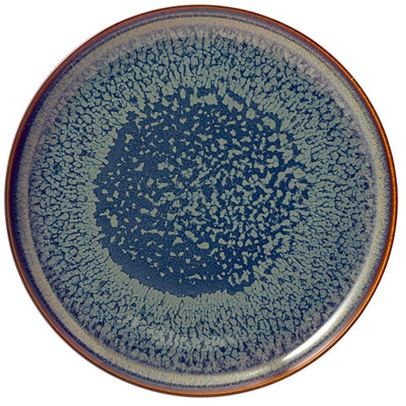 Crafted Dinner plate 25 cm, Green