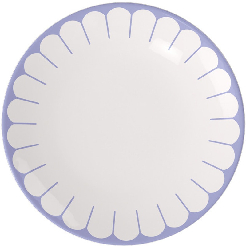 Fleur Dinner Plate 26,5 cm, Bleu