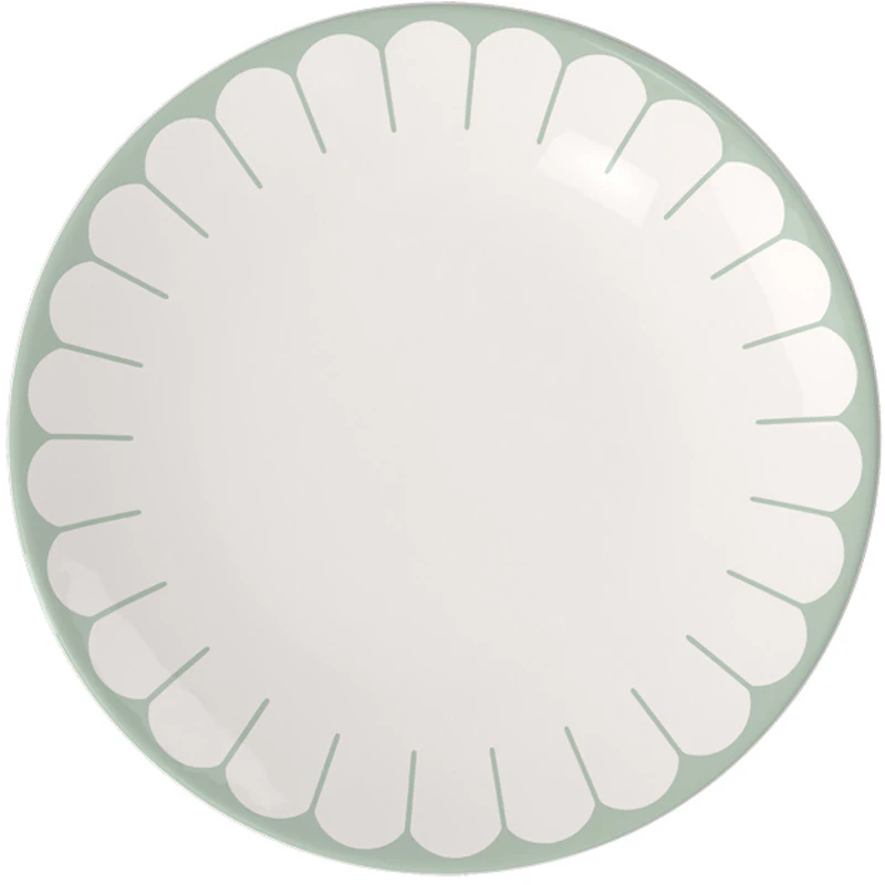 Fleur Dinner Plate 26,5 cm, Vert