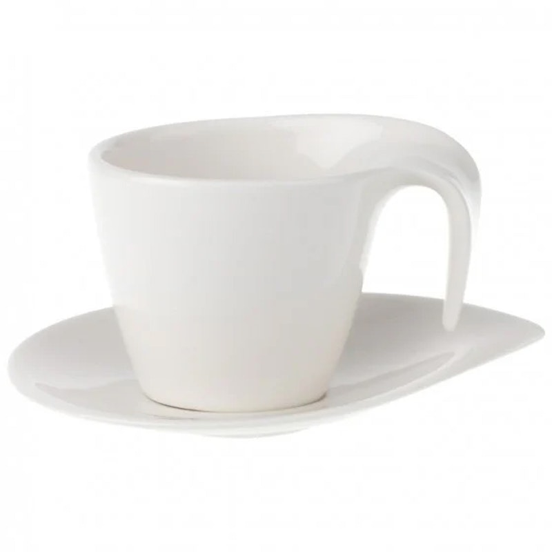 Flow Breakfast Cup With Saucer