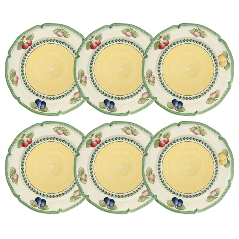 French Garden Fleurence Plate 26 cm 6-pack