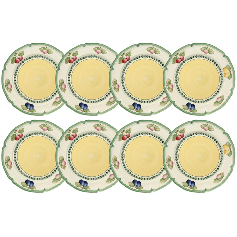 French Garden Fleurence Plate 26 cm 8-pack