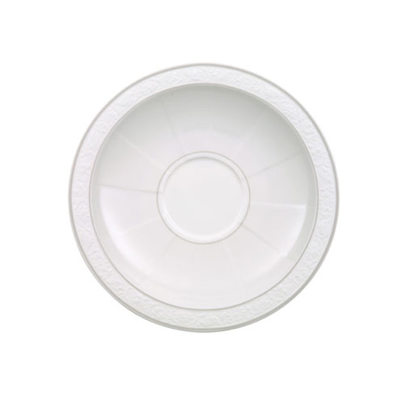 Gray Pearl Saucer For Breakfast Cup, 18 cm
