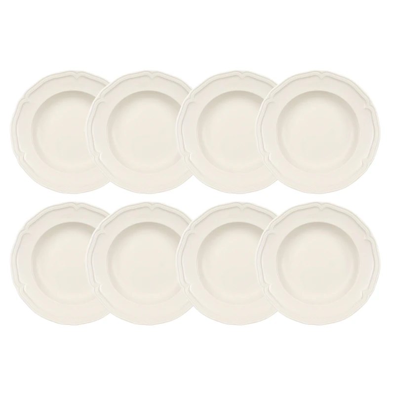 Manoir Deep Plate 23 cm 8-pack