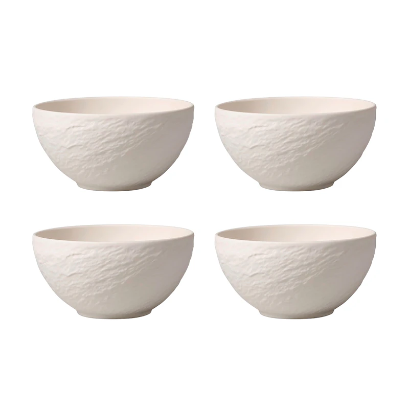 Manufacture Rock Bowl 14 cm 4-pack, White