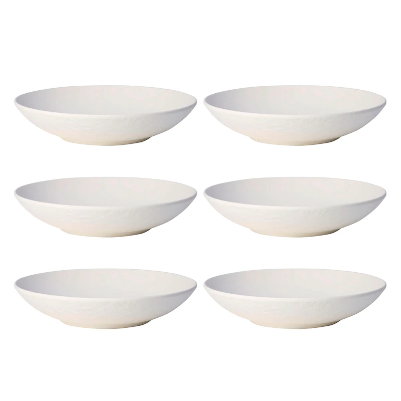 Manufacture Rock Bowl 24 cm 6-pack, White