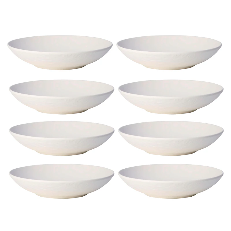 Manufacture Rock Bowl 24 cm 8-pack, White