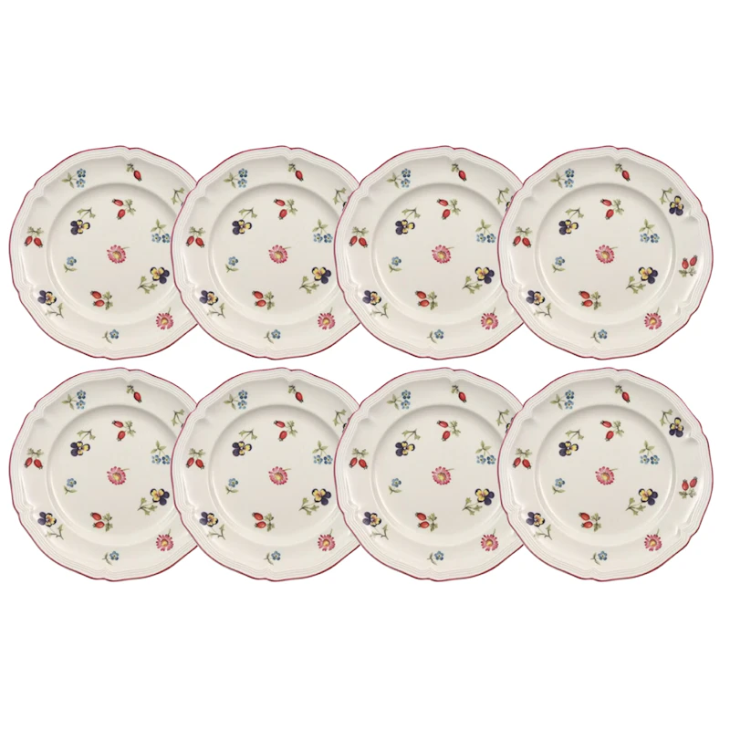 Petite Fleur Plate 21 cm 8-pack