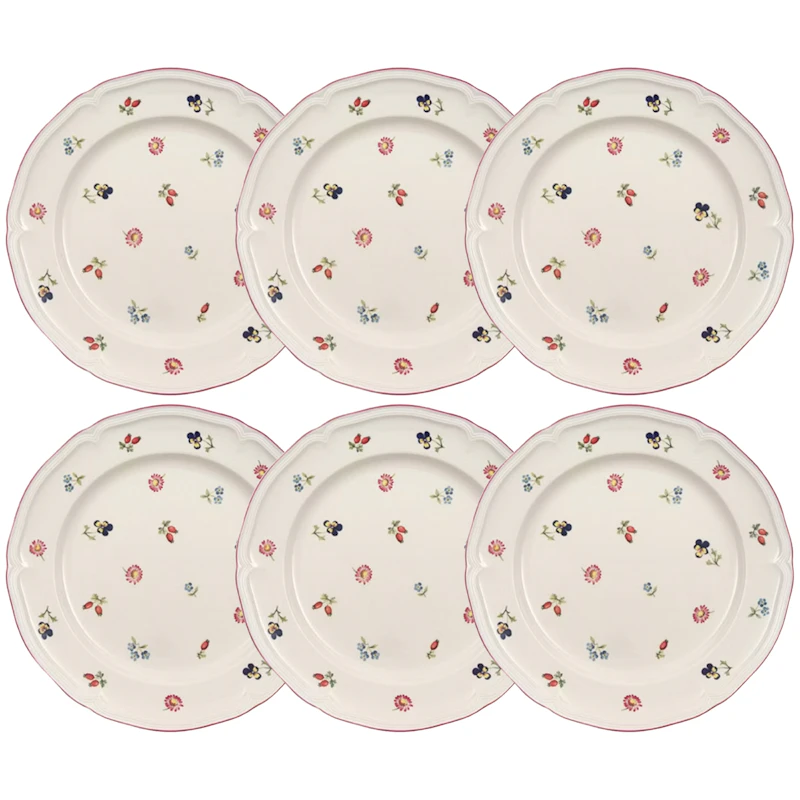 Petite Fleur Plate 26 cm 6-pack