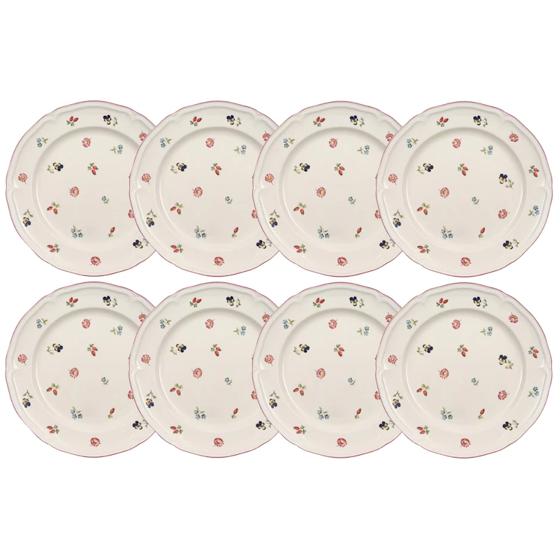 Petite Fleur Plate 26 cm 8-pack