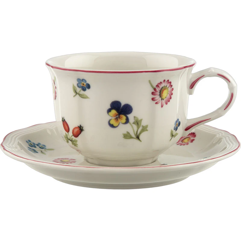 Petite Fleur Teacup With Saucer