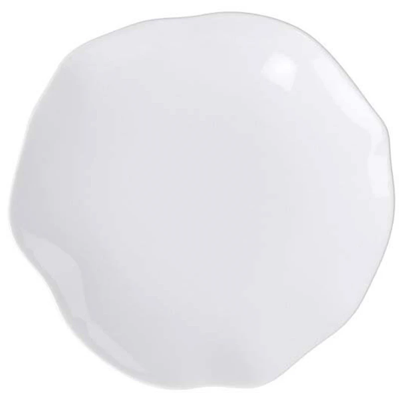 Pura Breakfast Plate, White