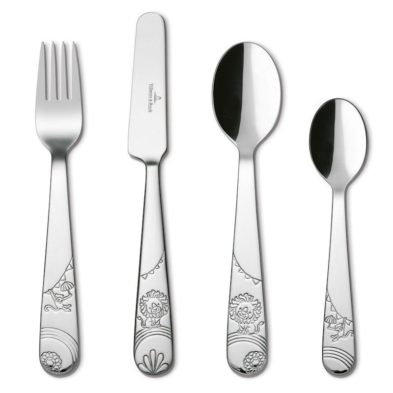 Childrens Cutlery 4 Pieces, Roar Like A Lion