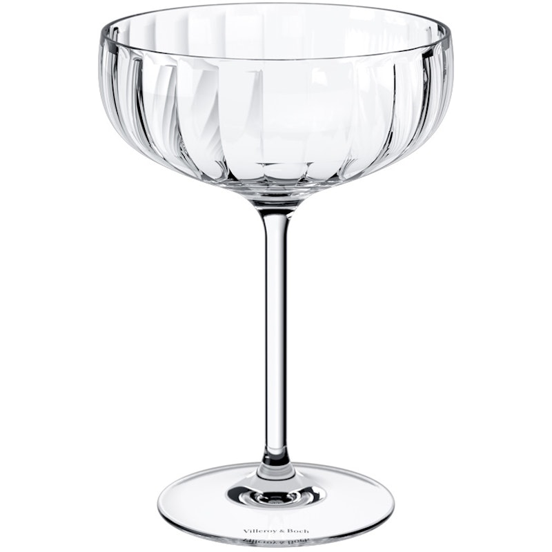 Rose Garden Champagne Glass 4-pack