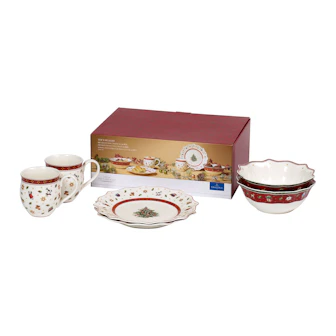 Bordenset Villeroy & Boch Toy's Delight Royal Classic Wit (Set van 8