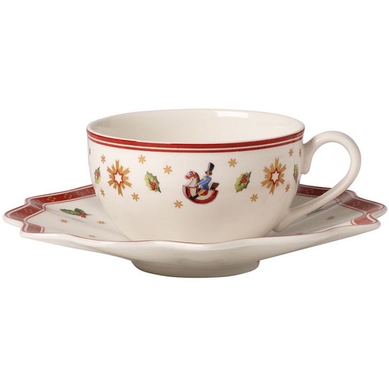 Toy's Delight Coffee Cup With Saucer, White