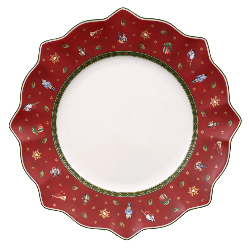 Toy's Delight Plate, Red