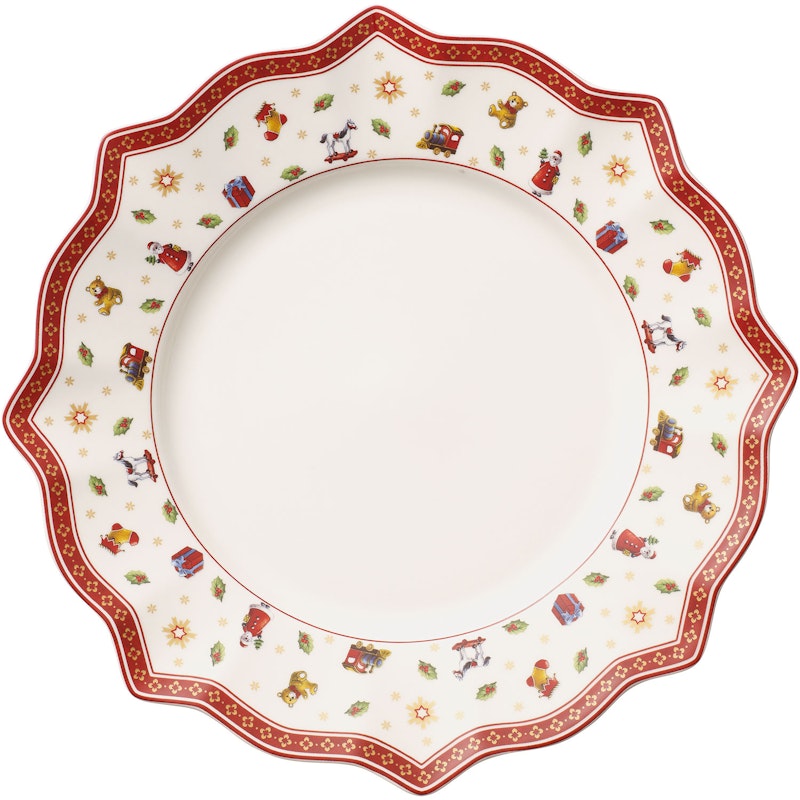 Toy's Delight Plate, White
