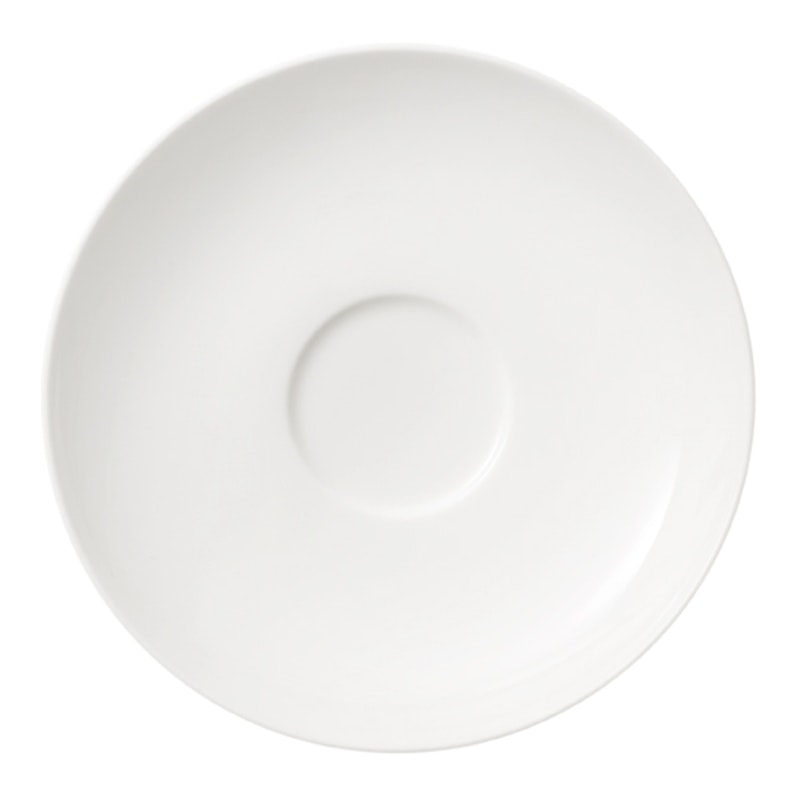 Twist White Saucer For Coffee/Tea Cup, 14 cm