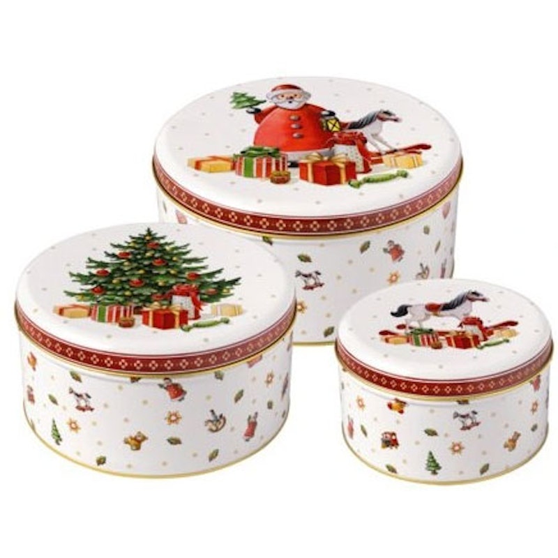 Winter Collage Accessoires Biscuit Box, 3-pack