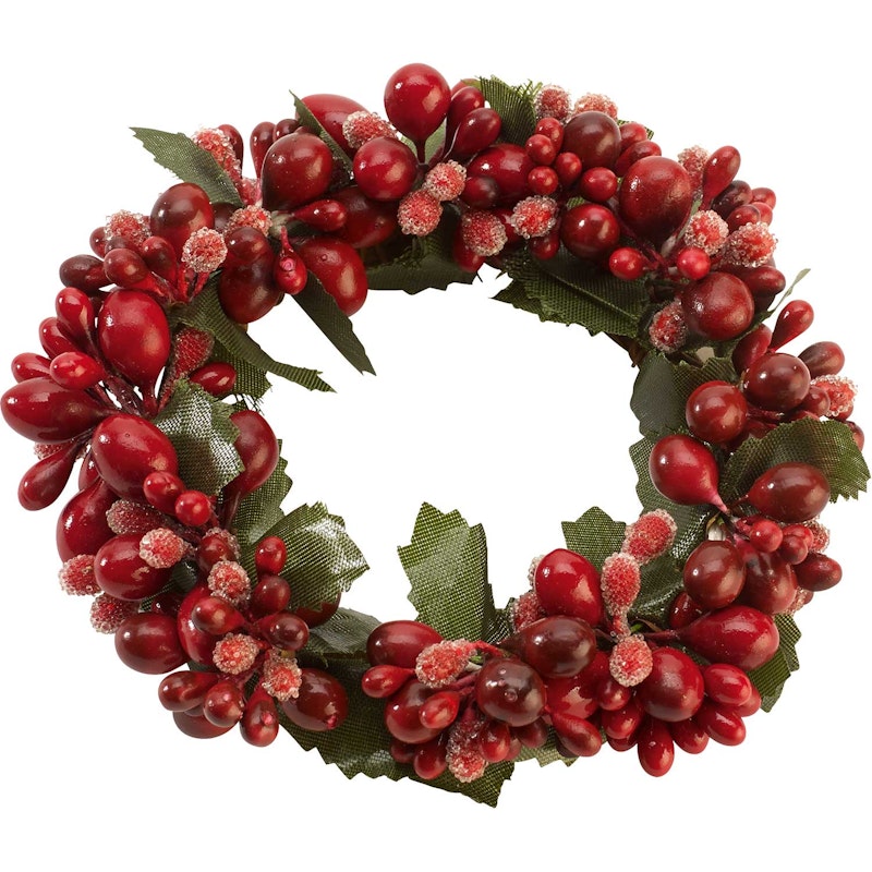 Winter Collage Candle Ring