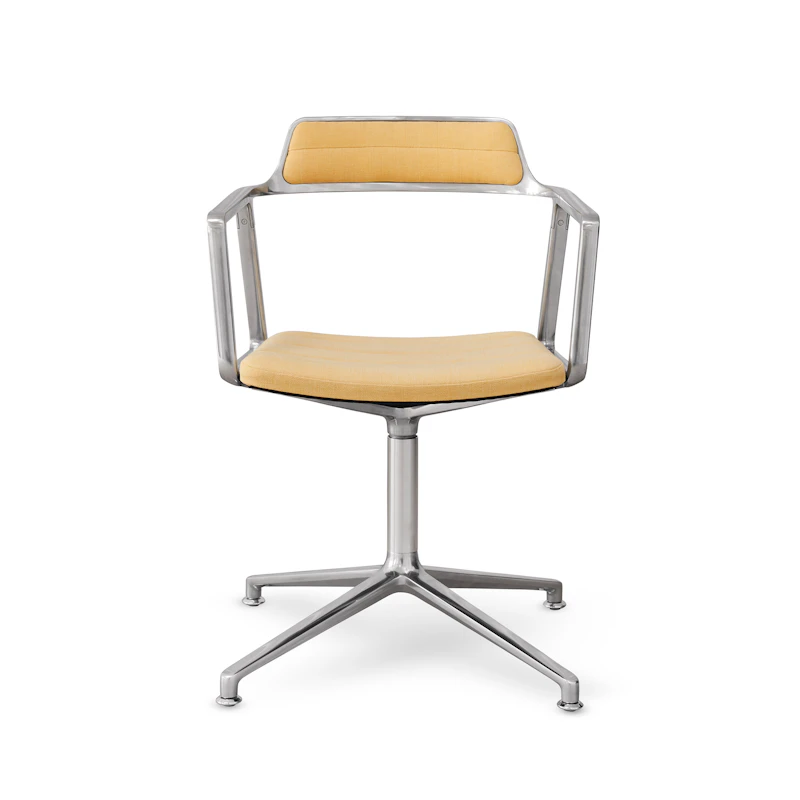 452 Mesura Edition Swivel Chair, Yellow