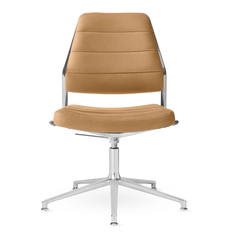 454+ Swivel Chair, Camel Leather