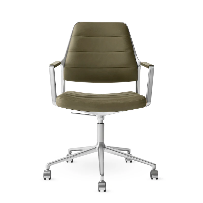 455+ Swivel Chair With wheels, Bosco Leather