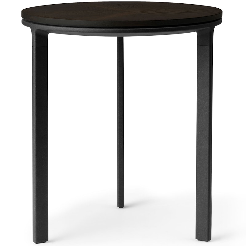 421 Side Table Ø40 cm, Dark Oak veneer