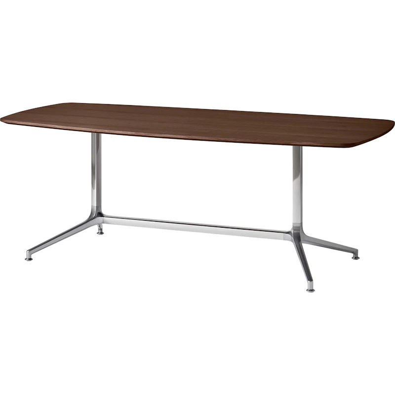 436 Swivel Table Small, Dark Oak
