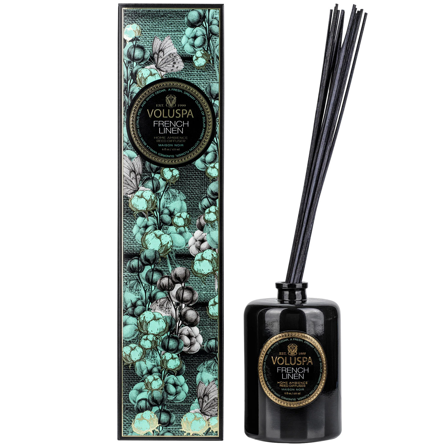 Maison Reed Fragrance Diffusers 177 ml, French Linen | RoyalDesign.co.uk