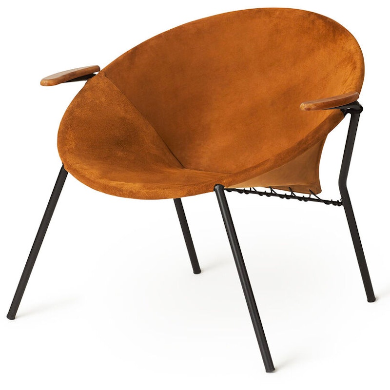 Balloon Lounge Chair, Cognac