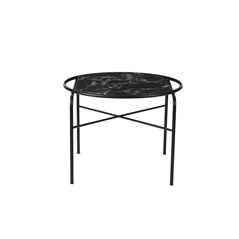 Secant Coffee Table Round, Black Gold