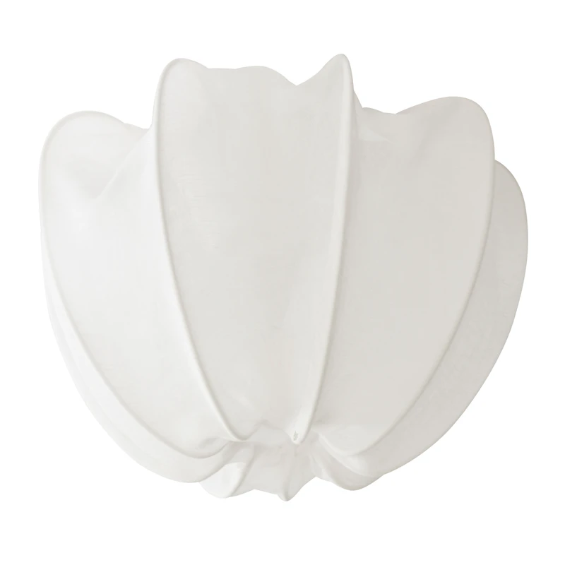 Anna Mini Flush Ceiling Light, Linen White