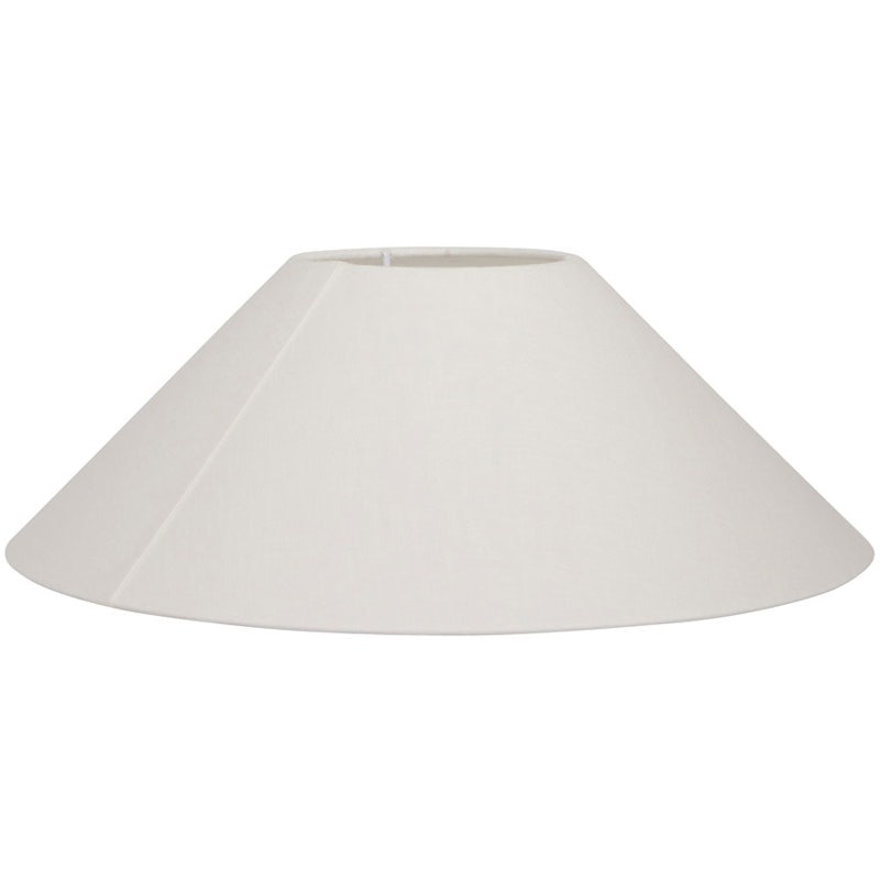 Basic Flat Lampshade White, 30 cm