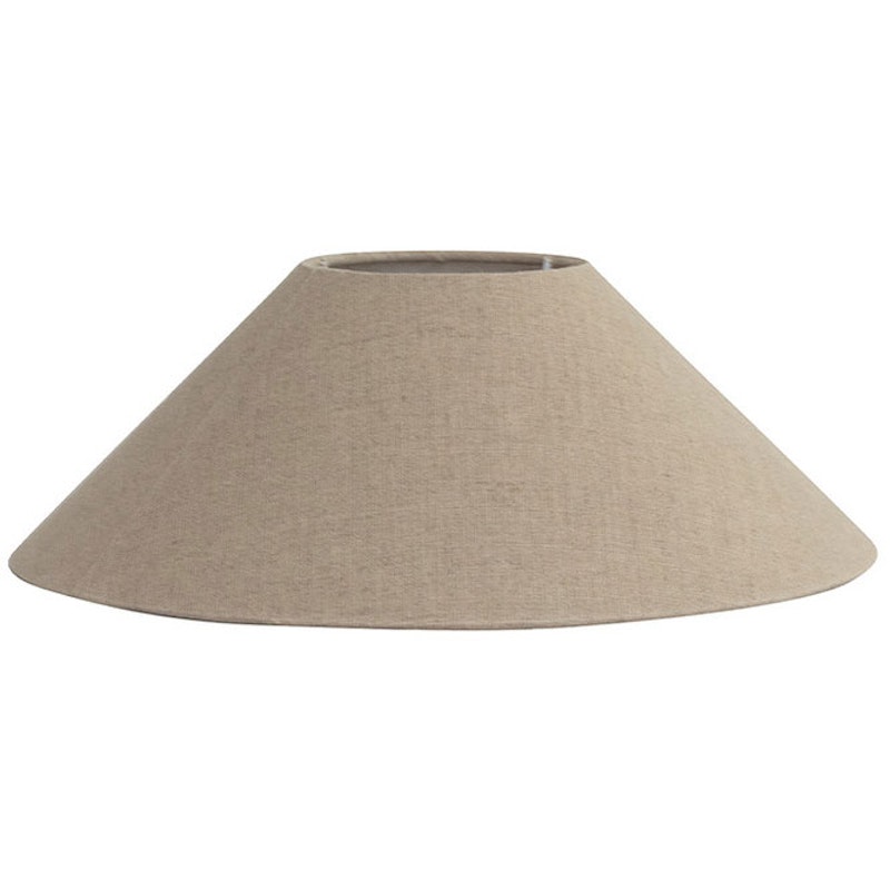 Basic Lampshade Flat 30 cm, Natural