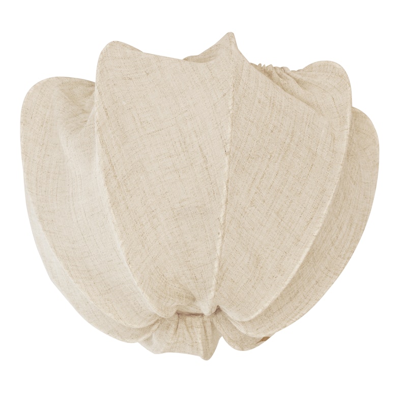 Anna Mini Flush Ceiling Light, Natural
